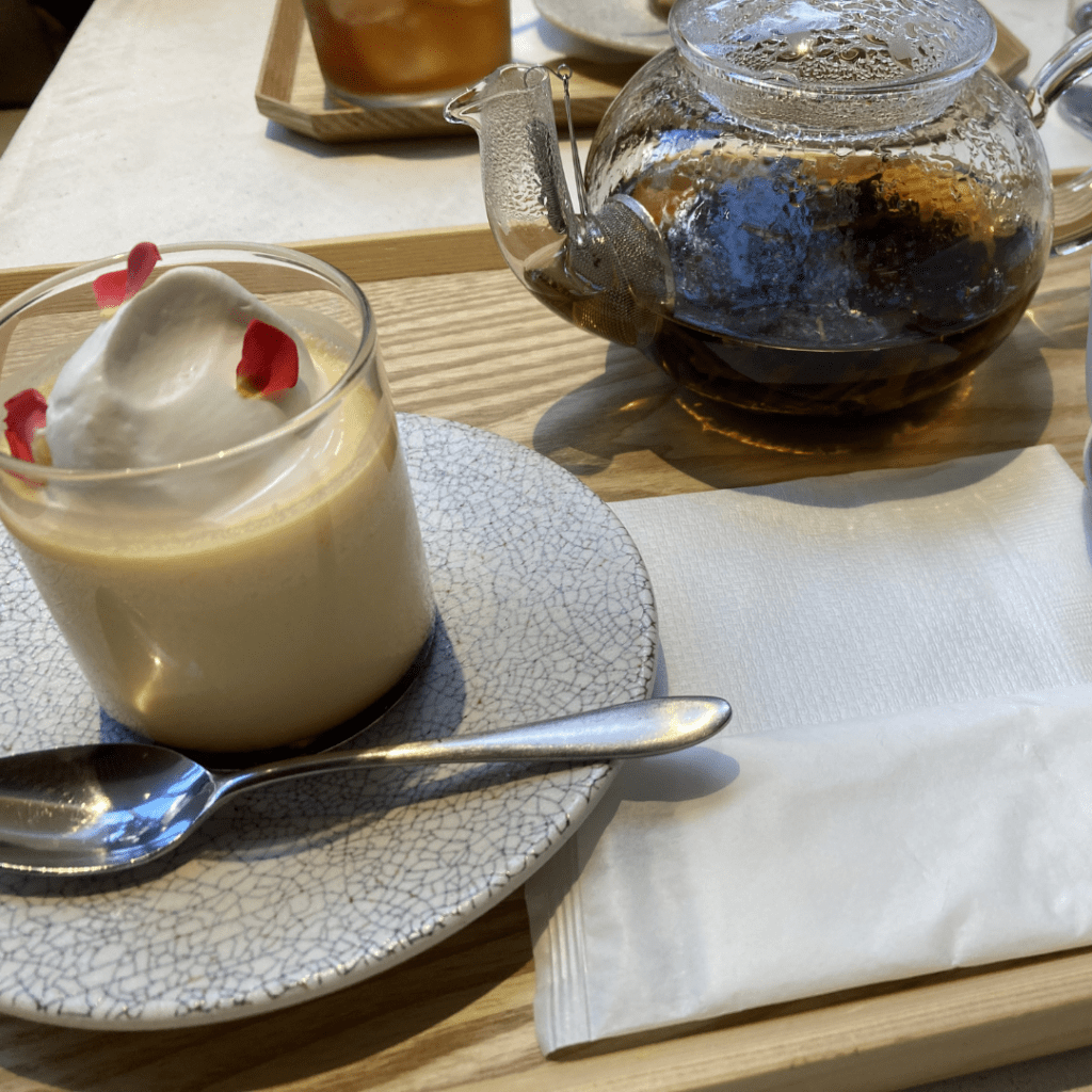 Shiseido Beauty Parkのカフェで