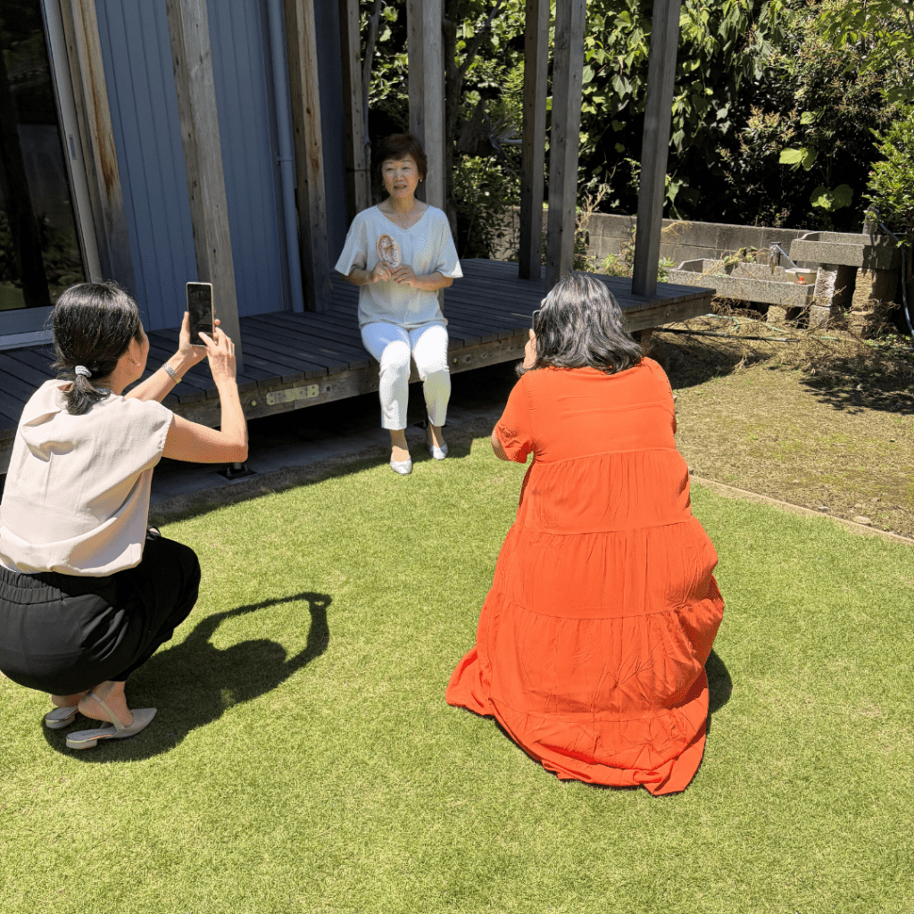 撮影会の様子